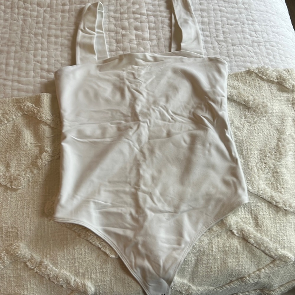 White tank top bodysuit